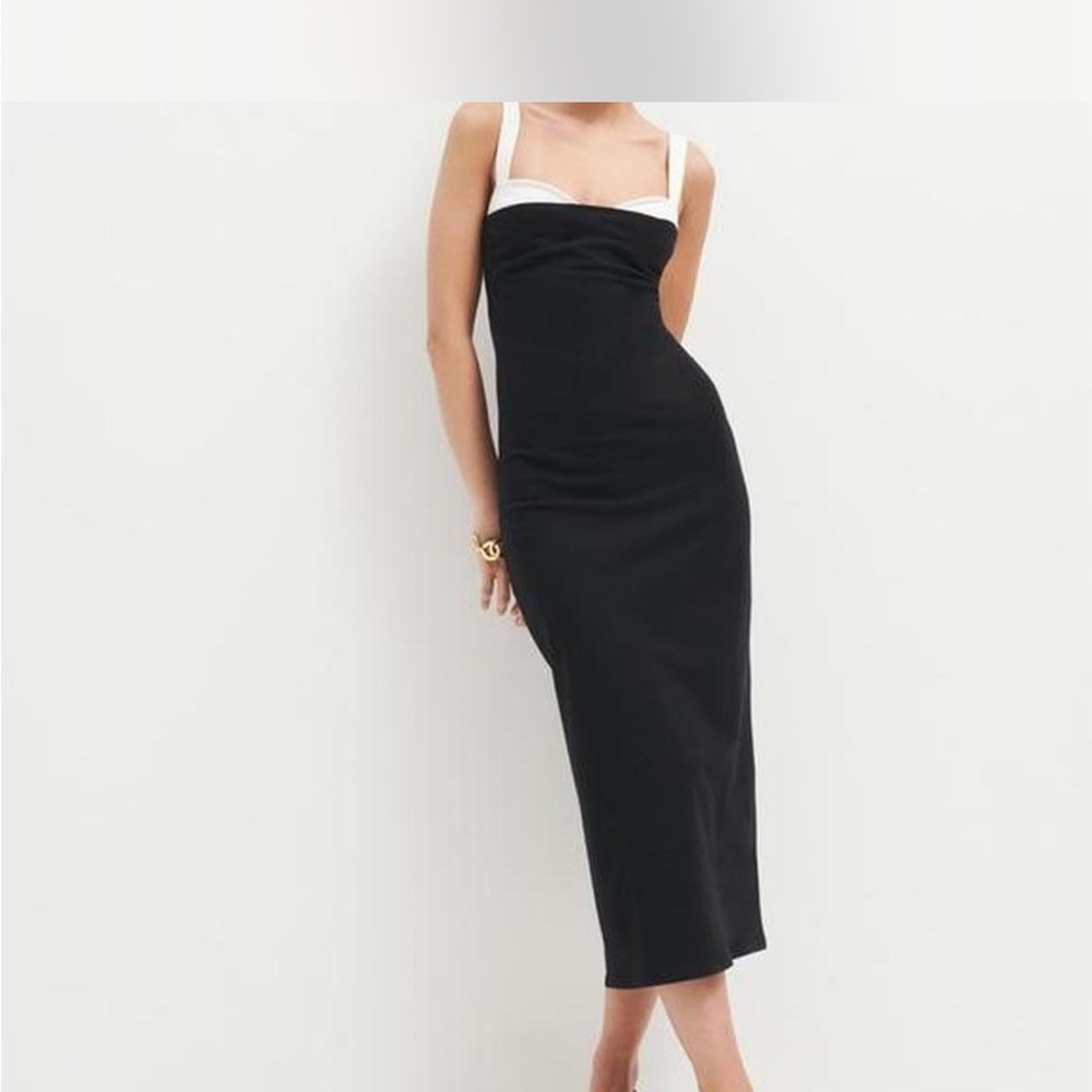 Reformation Nelle Knit Midi Dress